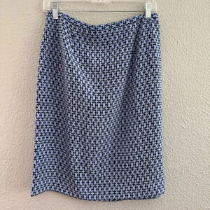 Sandra King Silk Skirt Size 10‎ EUC Career